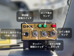 排出操作パネル