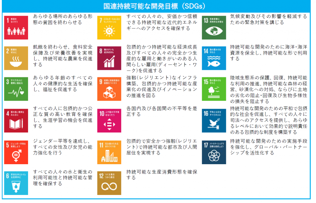 国連持続可能な開発目標