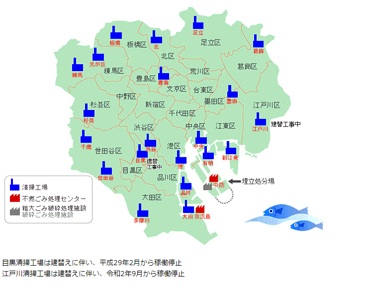 東京都搬入場所